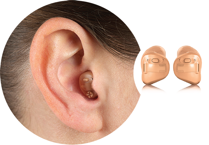 Aparelho auditivo ITE — intra-auricular
